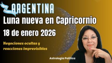 Luna nueva en Capricornio Argentina