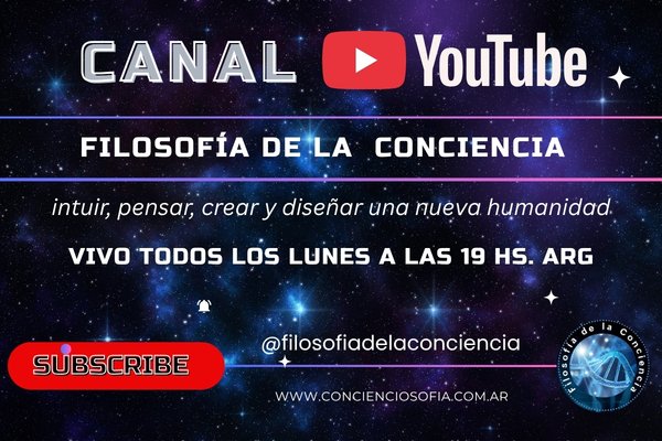 Canal YouTube Filosofía de la Conciencia